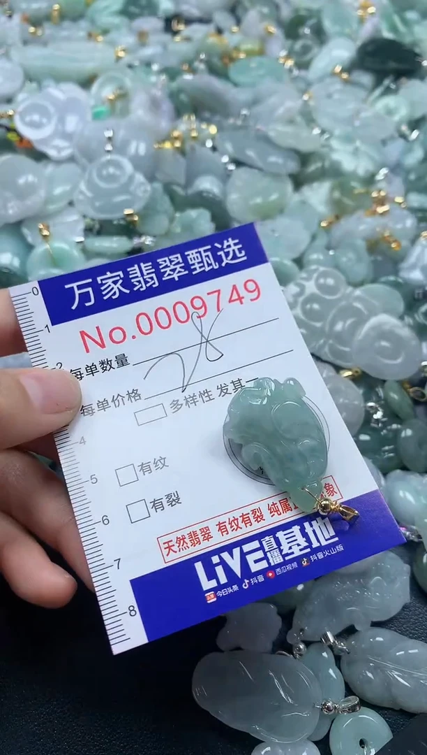 吊坠(不含链)未镶嵌翡翠9749