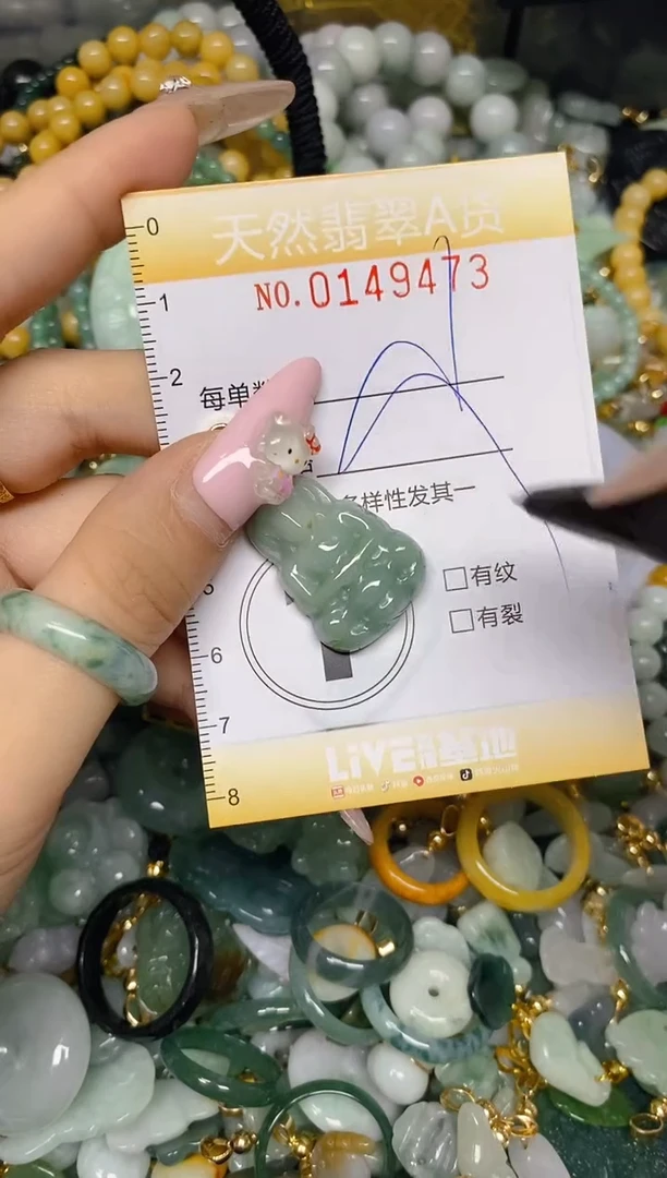 翡翠未镶嵌颈饰闪购0149473多样性发其一