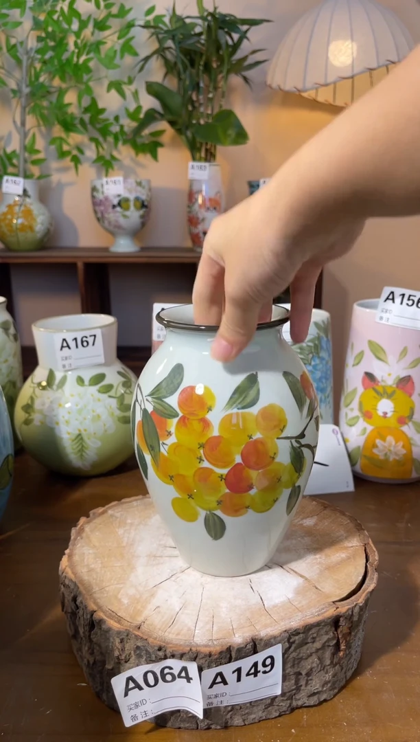 瓶 景德镇手绘陶瓷花瓶