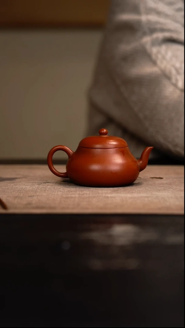 【闪购商品】紫砂茶壶君德壶朱泥