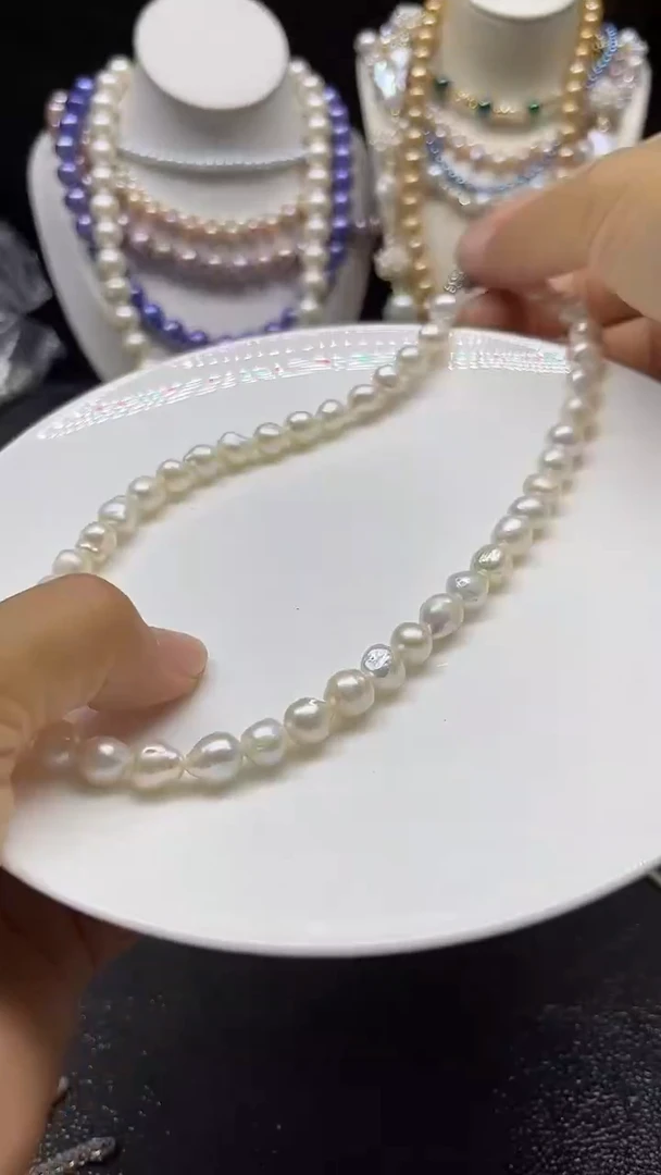 颈饰未镶嵌淡水珍珠多人