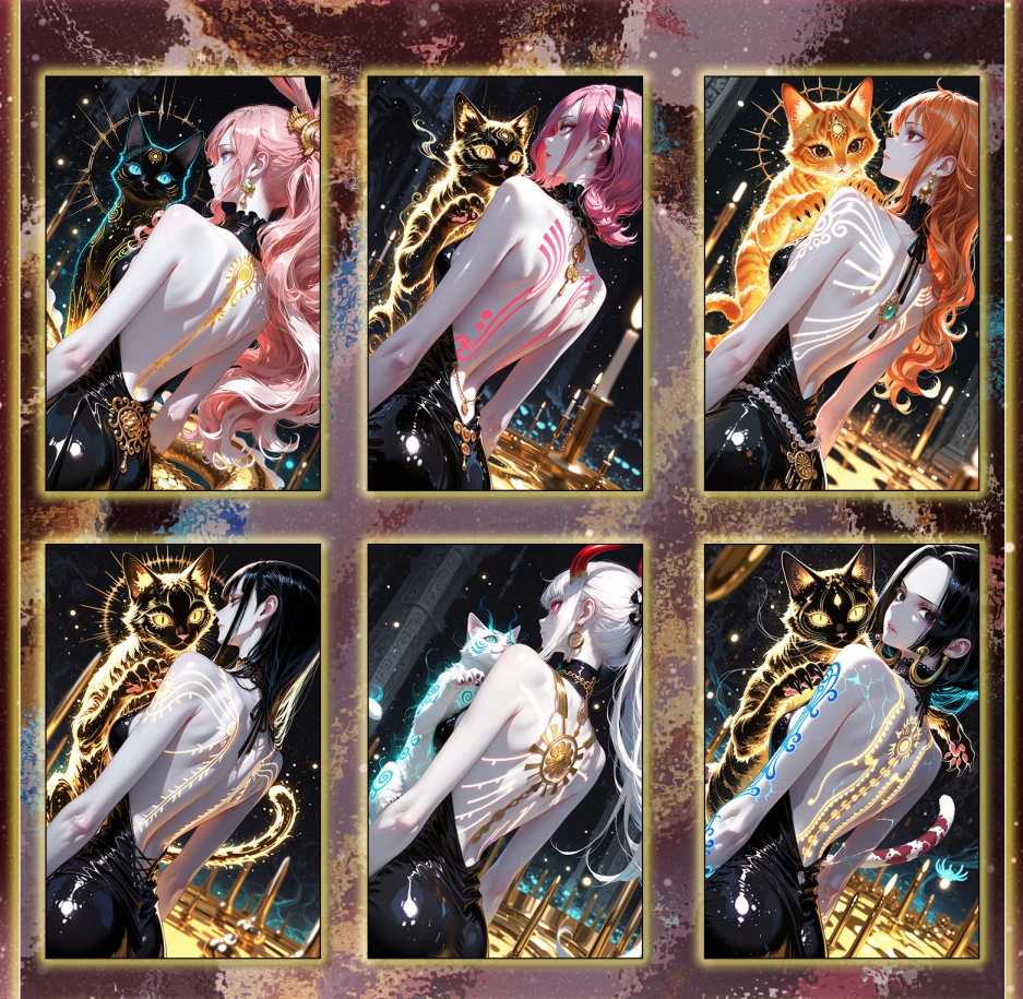 【浮浮】蜜桃文创・女神秘语 海贼王亚克力工艺色纸第一弹卡牌盲盒