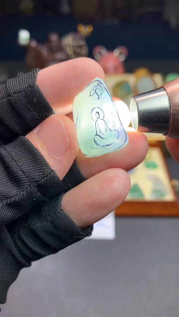 未镶嵌定制翡翠天然翡翠裸石（包工）