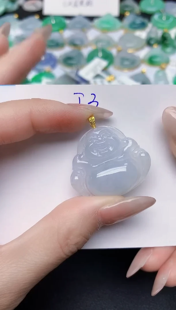 颈饰未镶嵌翡翠 天然缅甸A货翡翠百元以上9元证书费自理