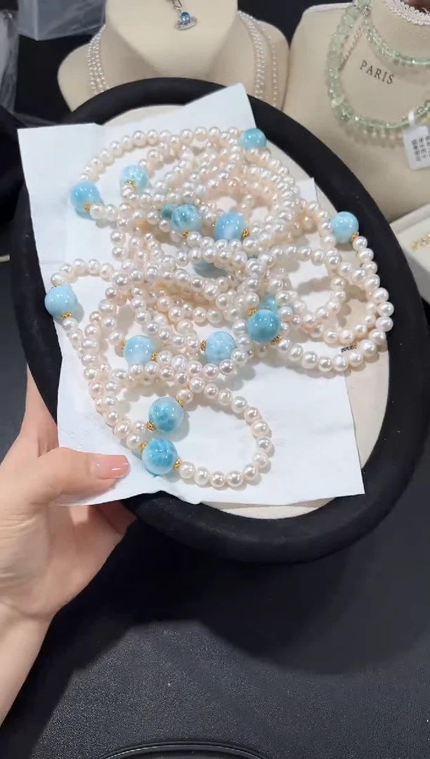 未镶嵌手串淡水珍珠3u多样性发其一【1条】默认微瑕8mm/16mm