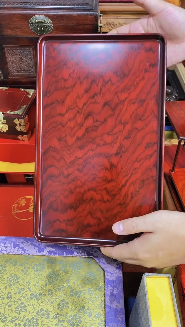 木质酸枝茶盘直播推荐直播推荐