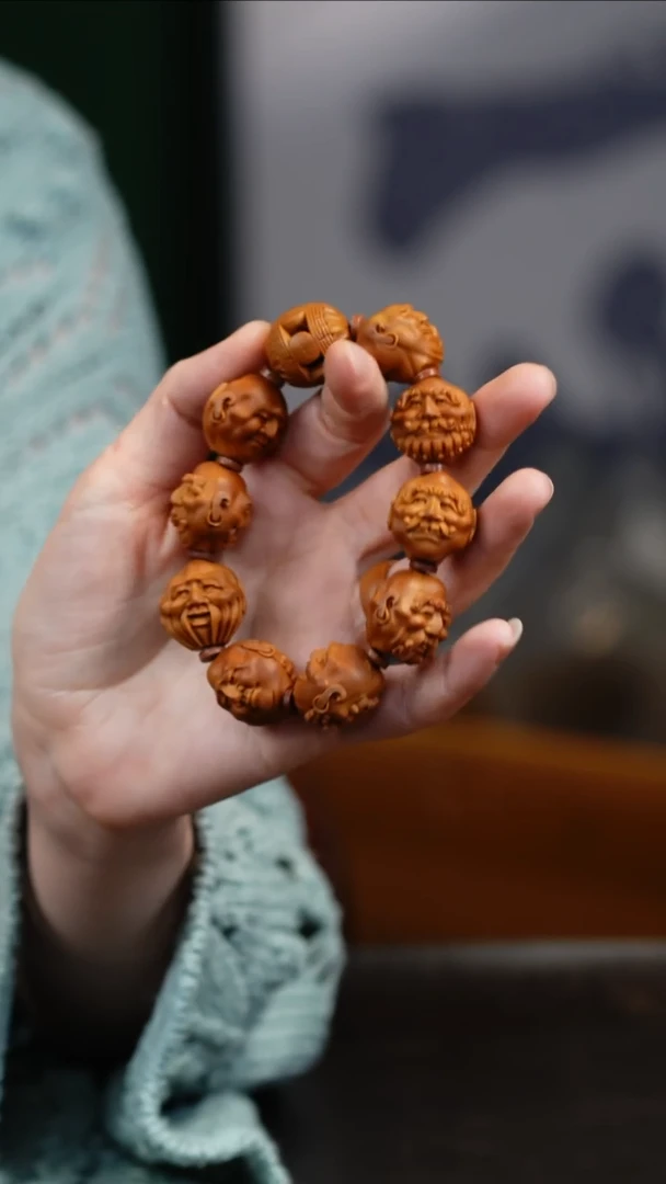 【闪购商品】橄榄核手串/手链宋水官须派十八罗汉