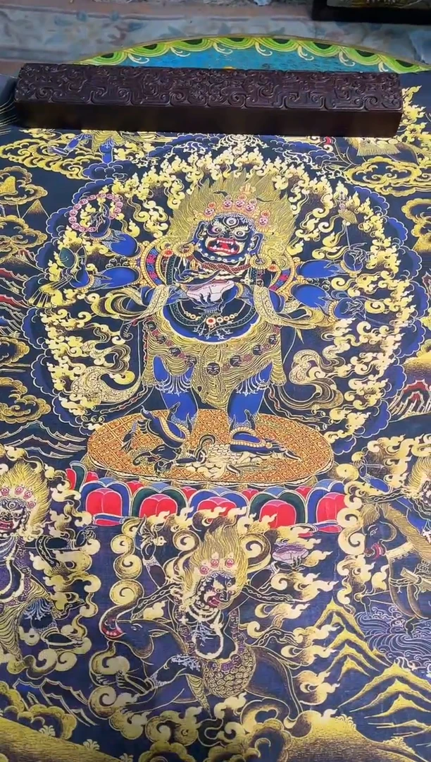 卷轴画路路的唐卡tk160