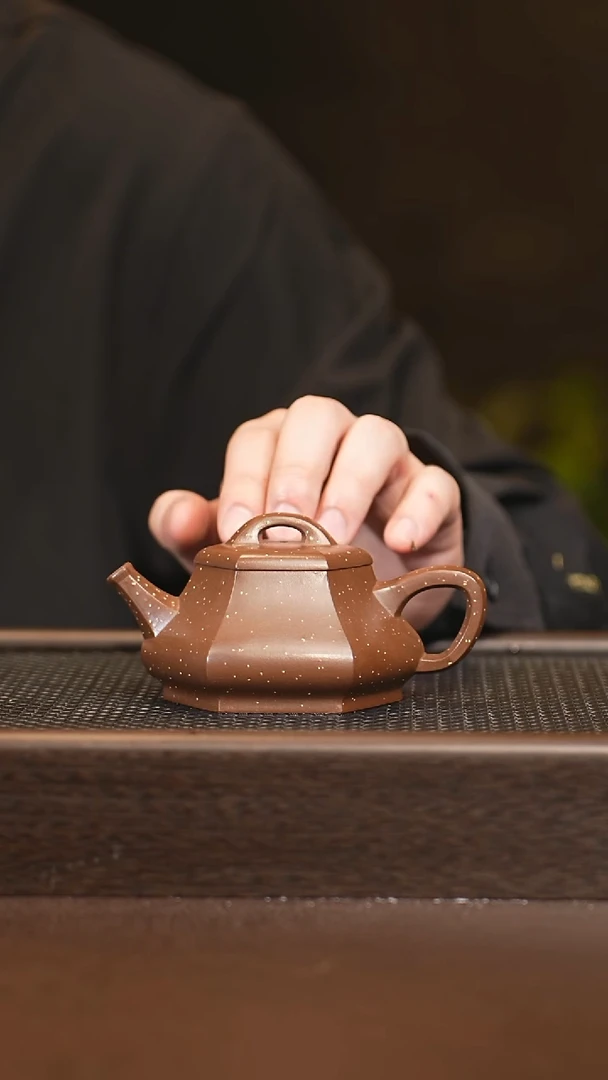 茶壶紫砂swb 0520033011 六方石瓢