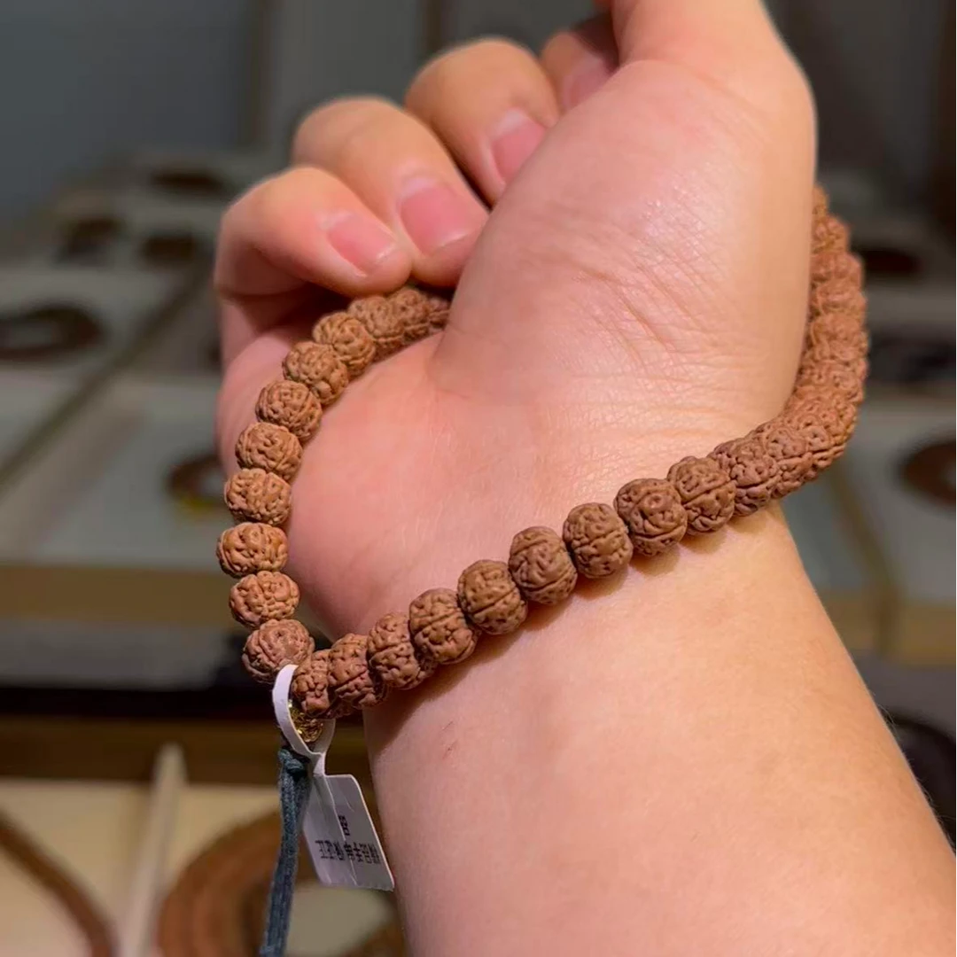 原生态老树王手持金刚菩提+礼盒+配饰