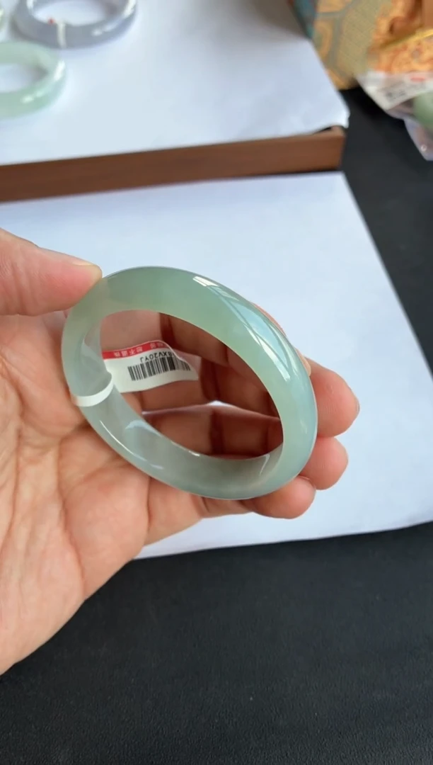 未镶嵌手镯翡翠132号55.4*49.2*12.7*7.8贵妃