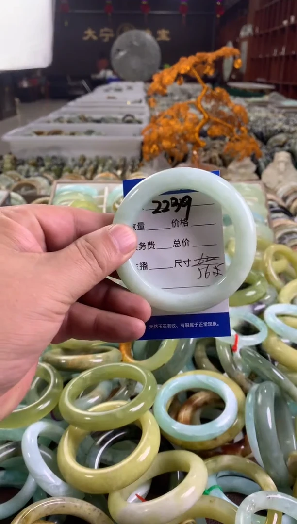 蛇纹石玉未镶嵌手镯2239