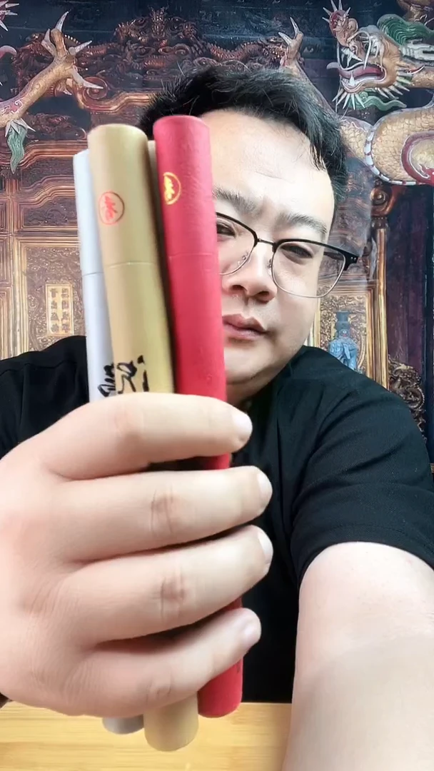 香柱状香薰带盒一个装
