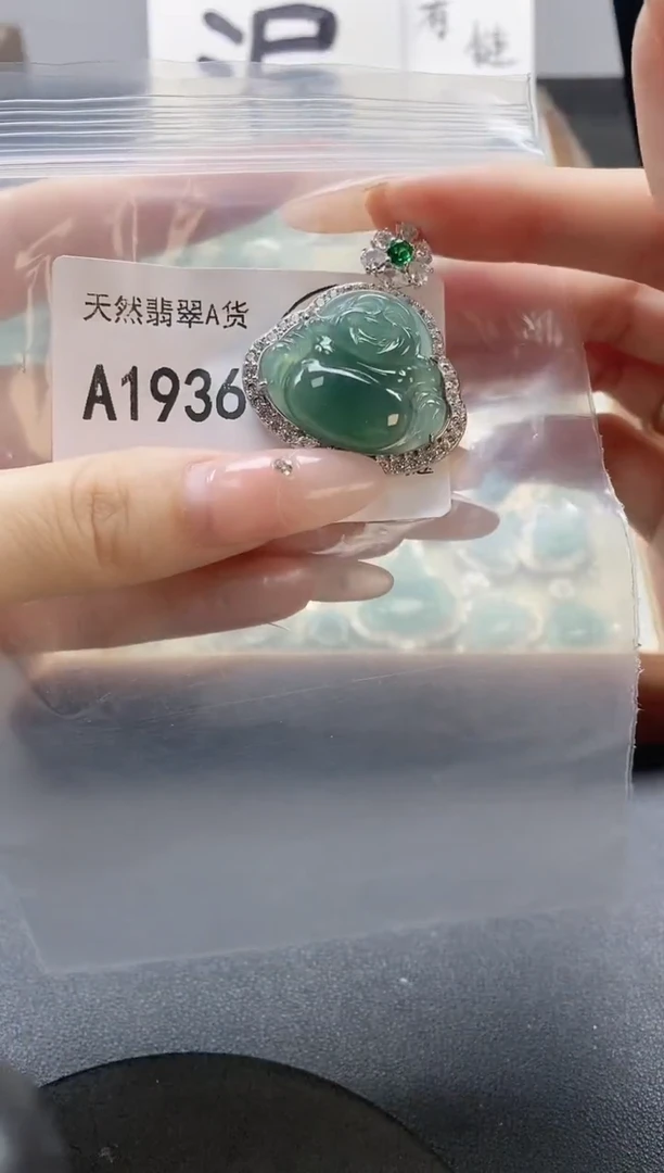 吊坠(赠链)未镶嵌翡翠天然翡翠A货