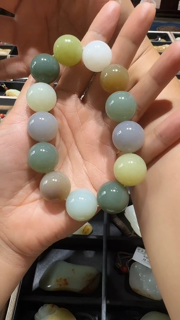 手串未镶嵌和田玉手串