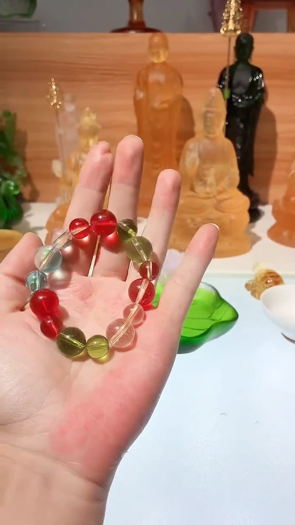 手工艺品琉璃彩色琉璃手串