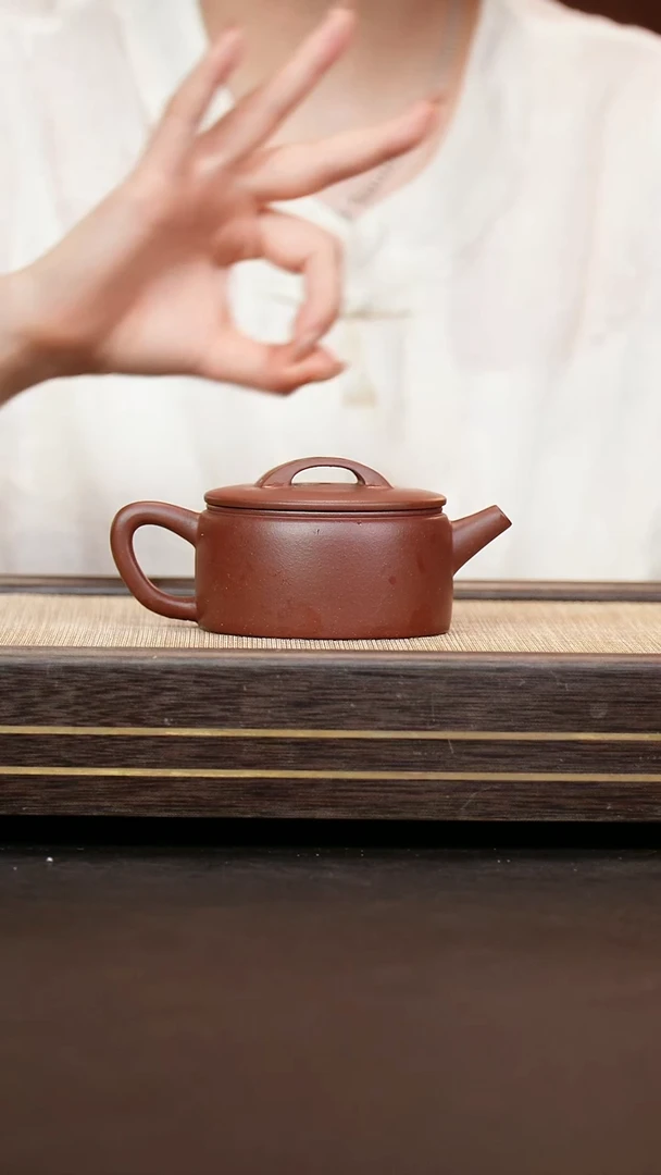 茶壶紫砂老紫泥 云根料 小汉瓦