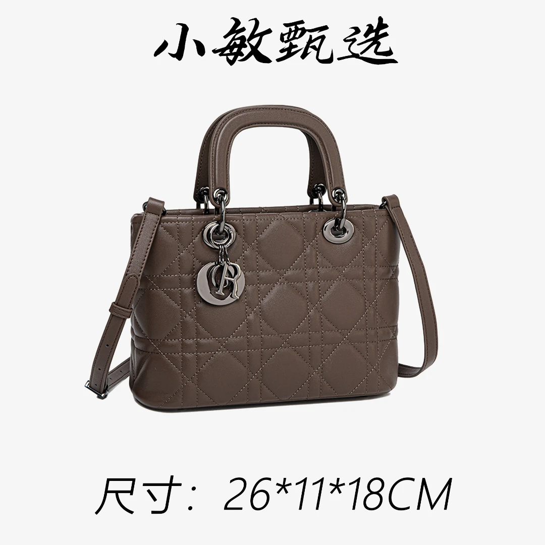 【小敏精选】渠道货QYX-81618-巧克力酱简约大气新款女士手提包