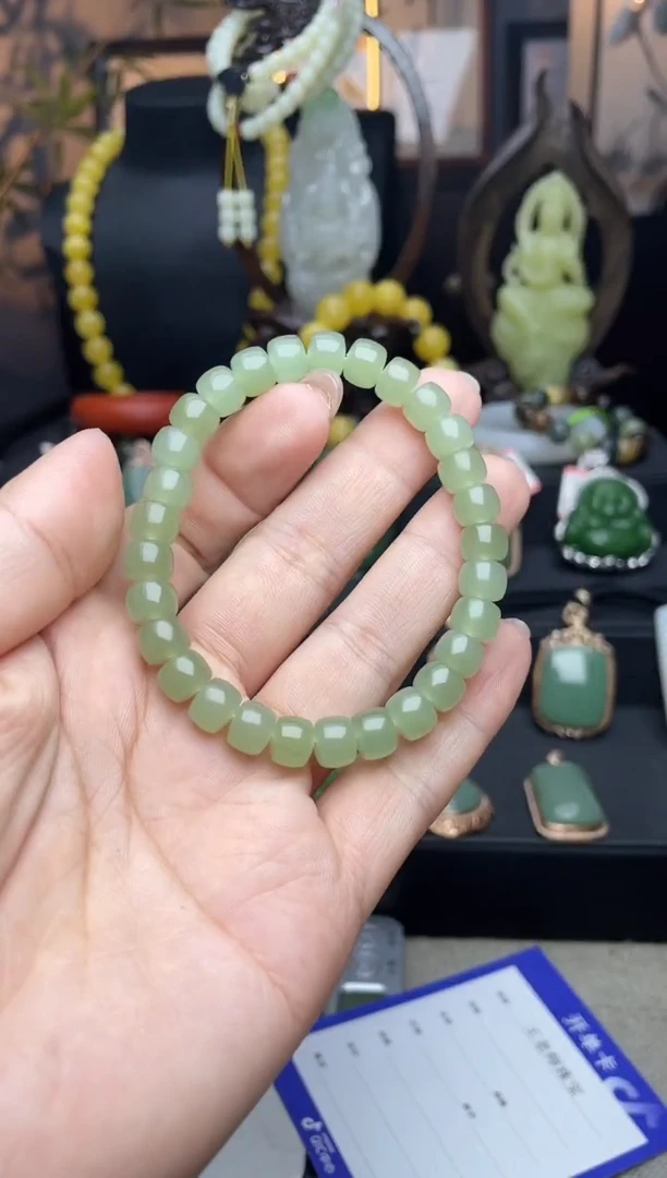【闪购商品】和田玉手链未镶嵌手串b051