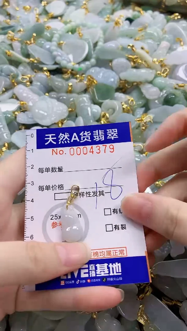 颈饰未镶嵌翡翠天然A货翡翠