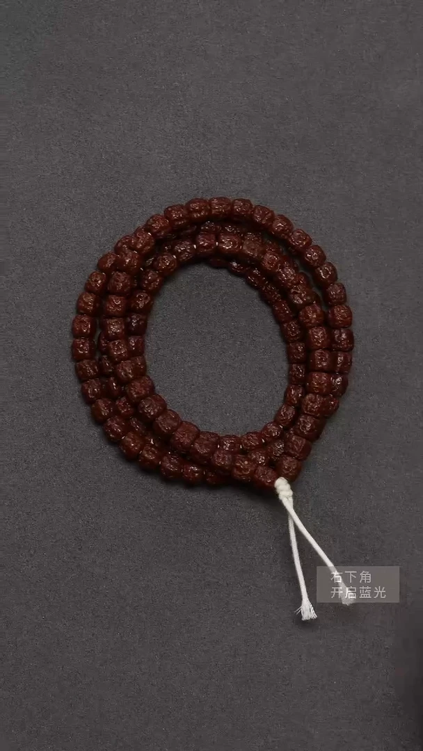 金刚菩提手串7.5mm+藏切佛手38
