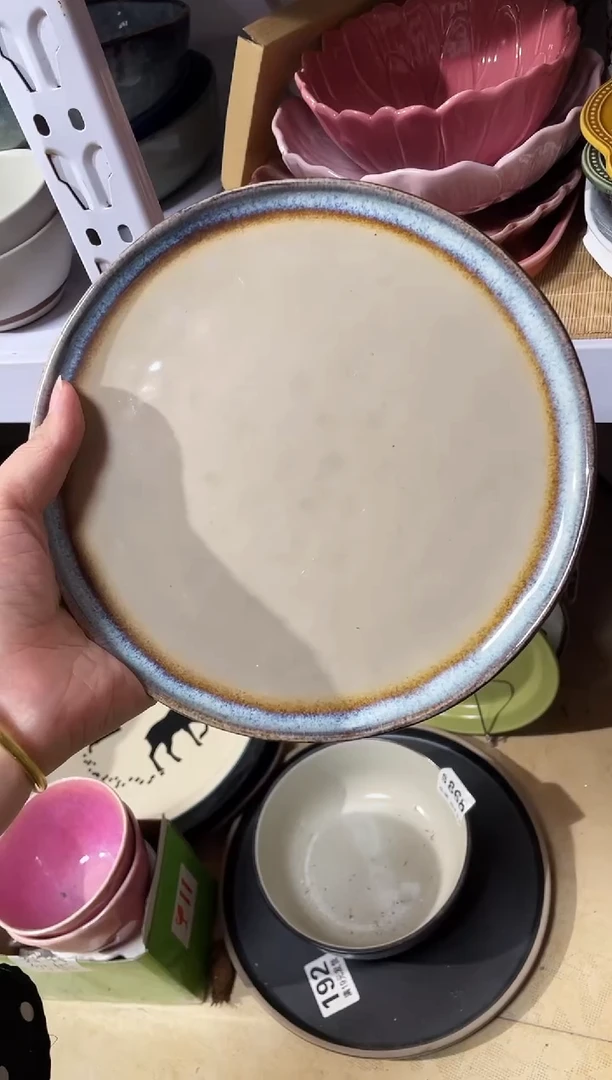 陶瓷微瑕（1个装）蓝圈小盘