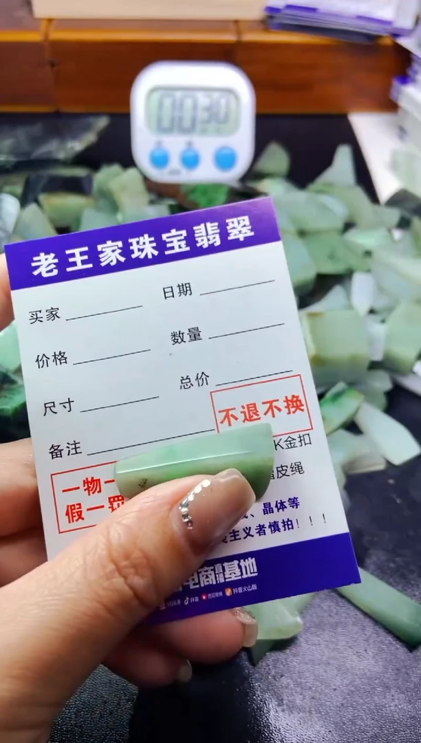 【闪购商品】翡翠颈饰未镶嵌料子