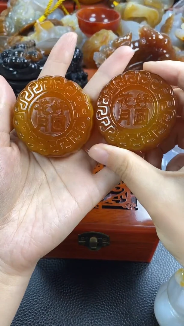 玛瑙/玉髓手把未镶嵌用****81