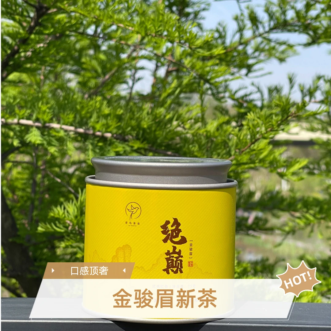 【金骏眉】绝巅——金骏眉,红茶中的劳斯莱斯特级罐装75g2025年新茶