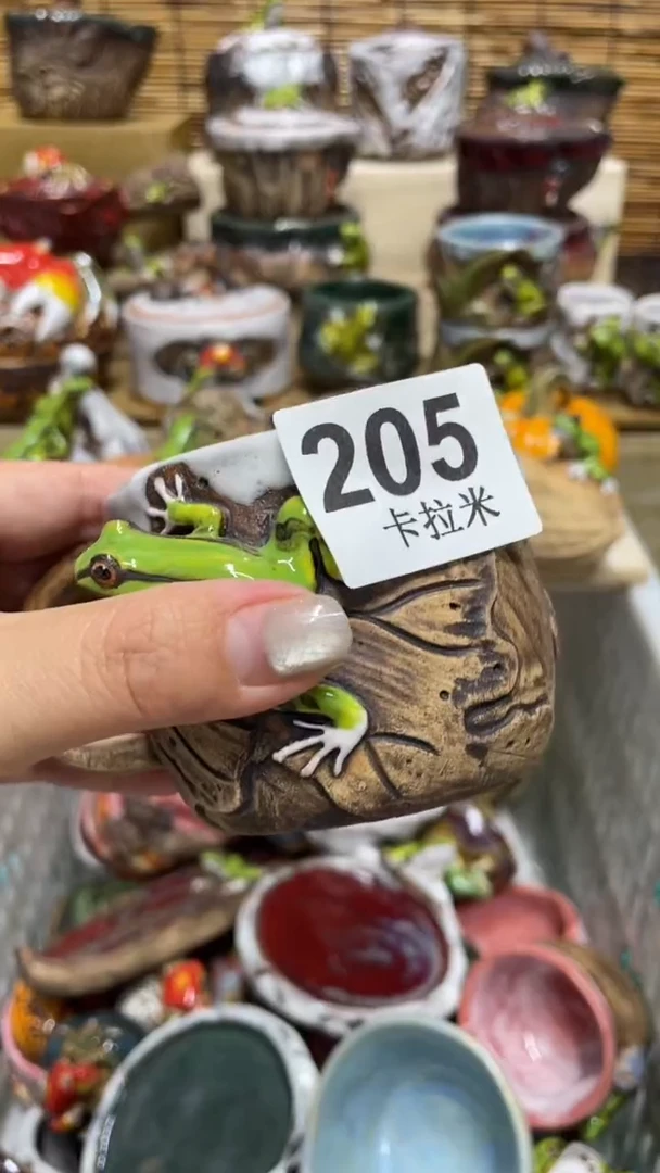 王****川205精美粗陶手工柴烧