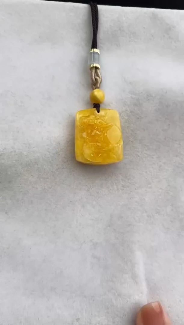 未镶嵌琥珀裸石10706010-吊坠