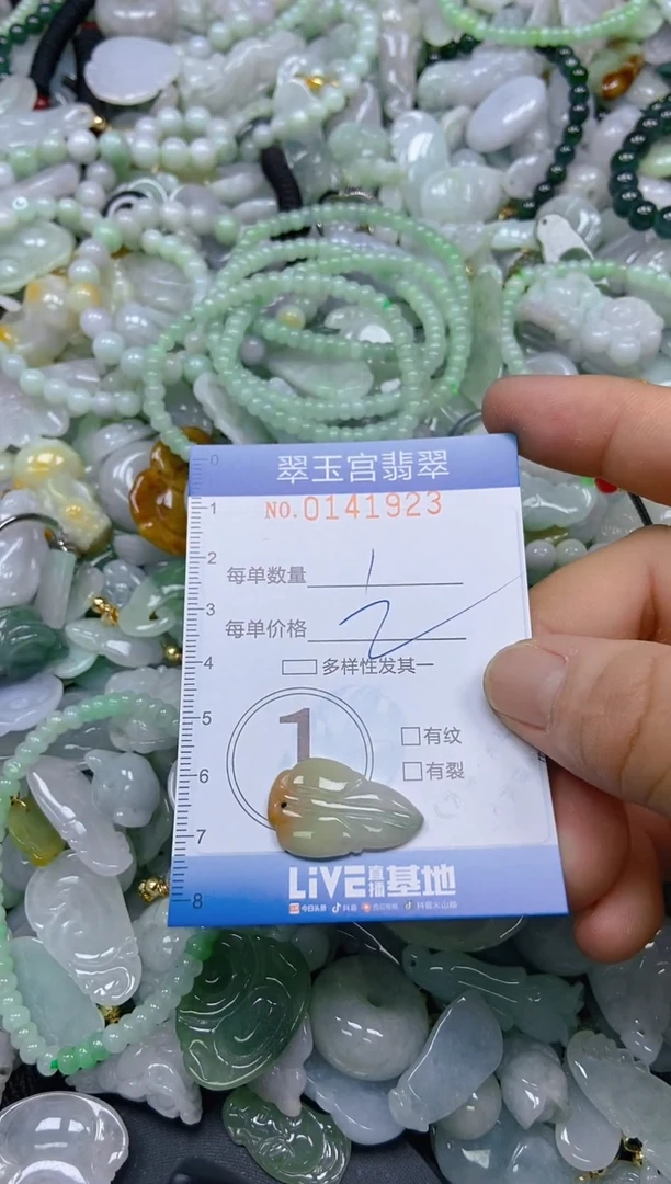 翡翠未镶嵌颈饰闪购0141923