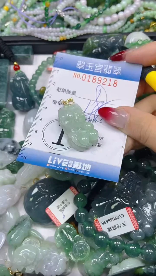 翡翠未镶嵌颈饰闪购0189218