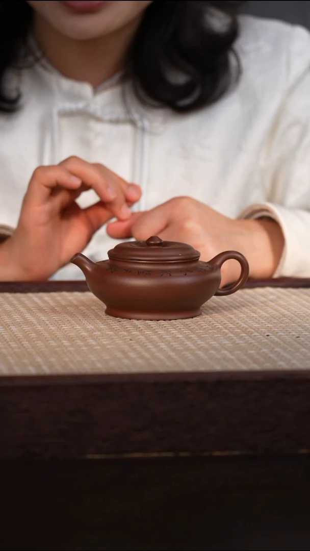 茶壶紫砂紫泥 150cc