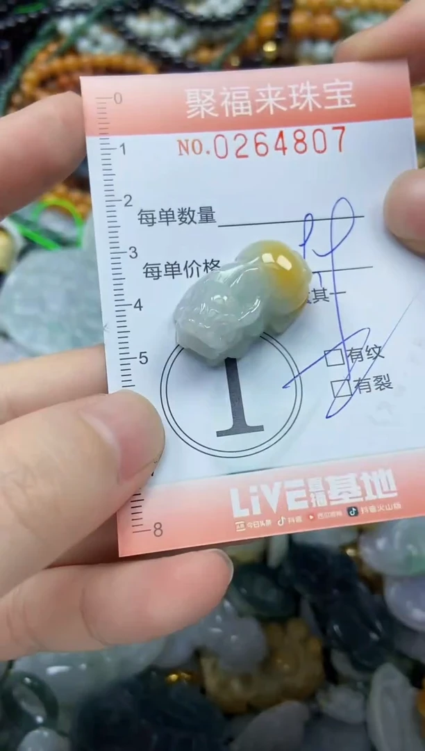 未镶嵌挂件翡翠闪购0264807