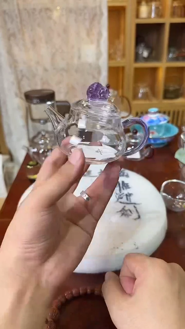 紫色小石头壶。。。。。