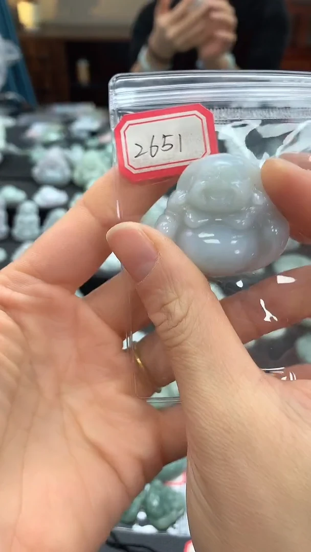 颈饰未镶嵌翡翠佛公2651