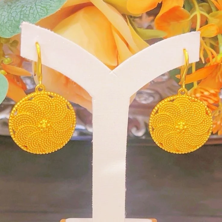 合金耳饰 最新款爆款耳环 108  مەڭگۈ ئۆزگەرمەيدىغان ھالقا