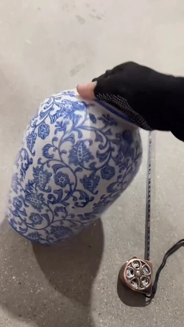 【闪购商品】陶瓷花盆高22.5cm内口9cm