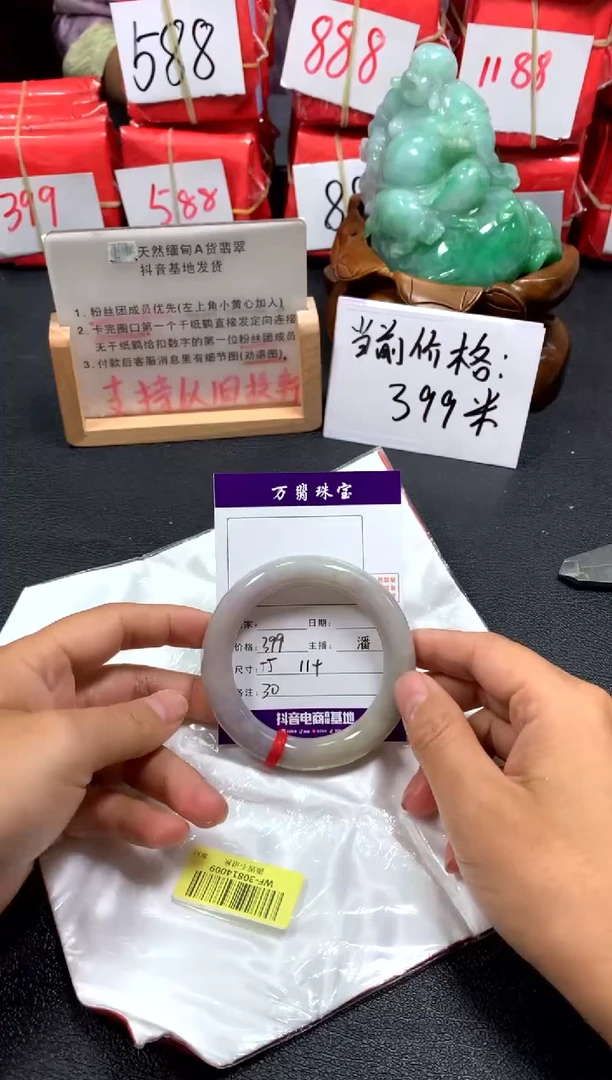 翡翠手镯未镶嵌潘/5/30--30