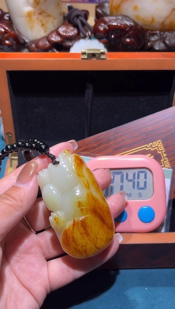 未镶嵌和田玉挂件一**凉1