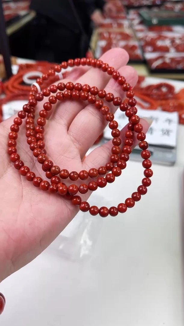 【闪购商品】南红玛瑙瓦西多圈5+未镶嵌一个/条