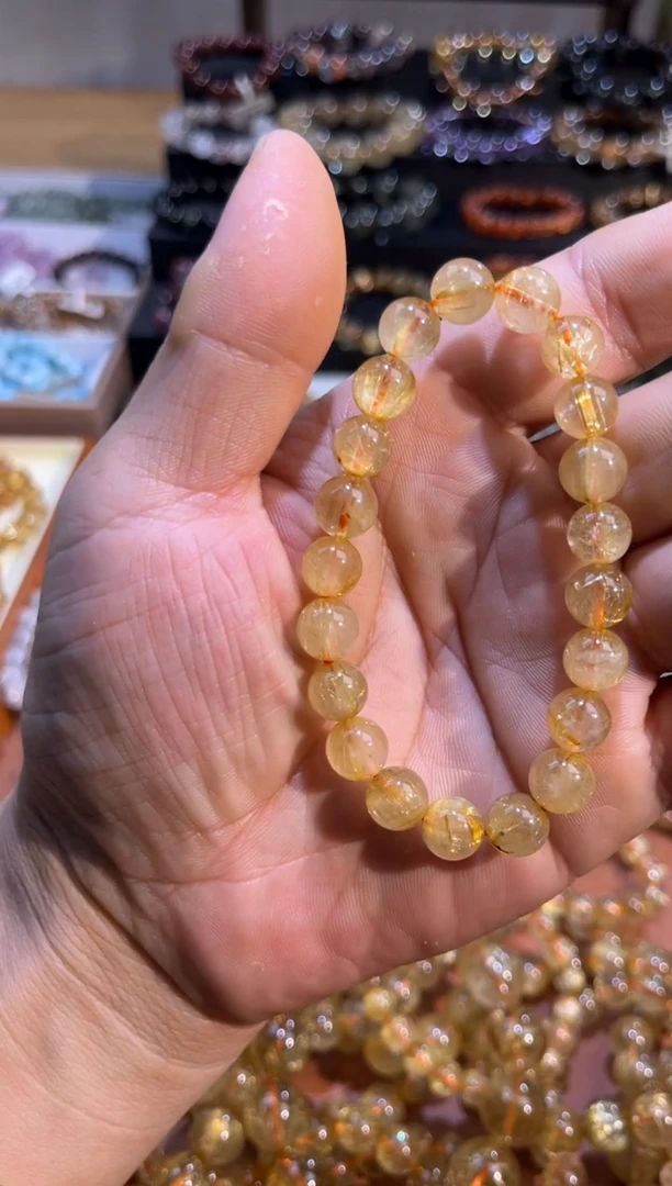 未镶嵌手串水晶SJ-941金发晶