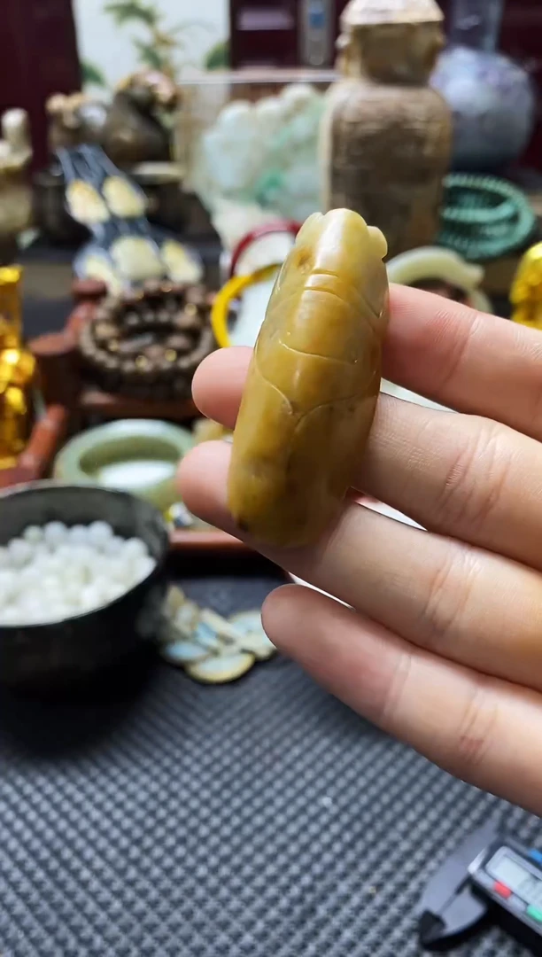 未镶嵌和田玉挂件蝉