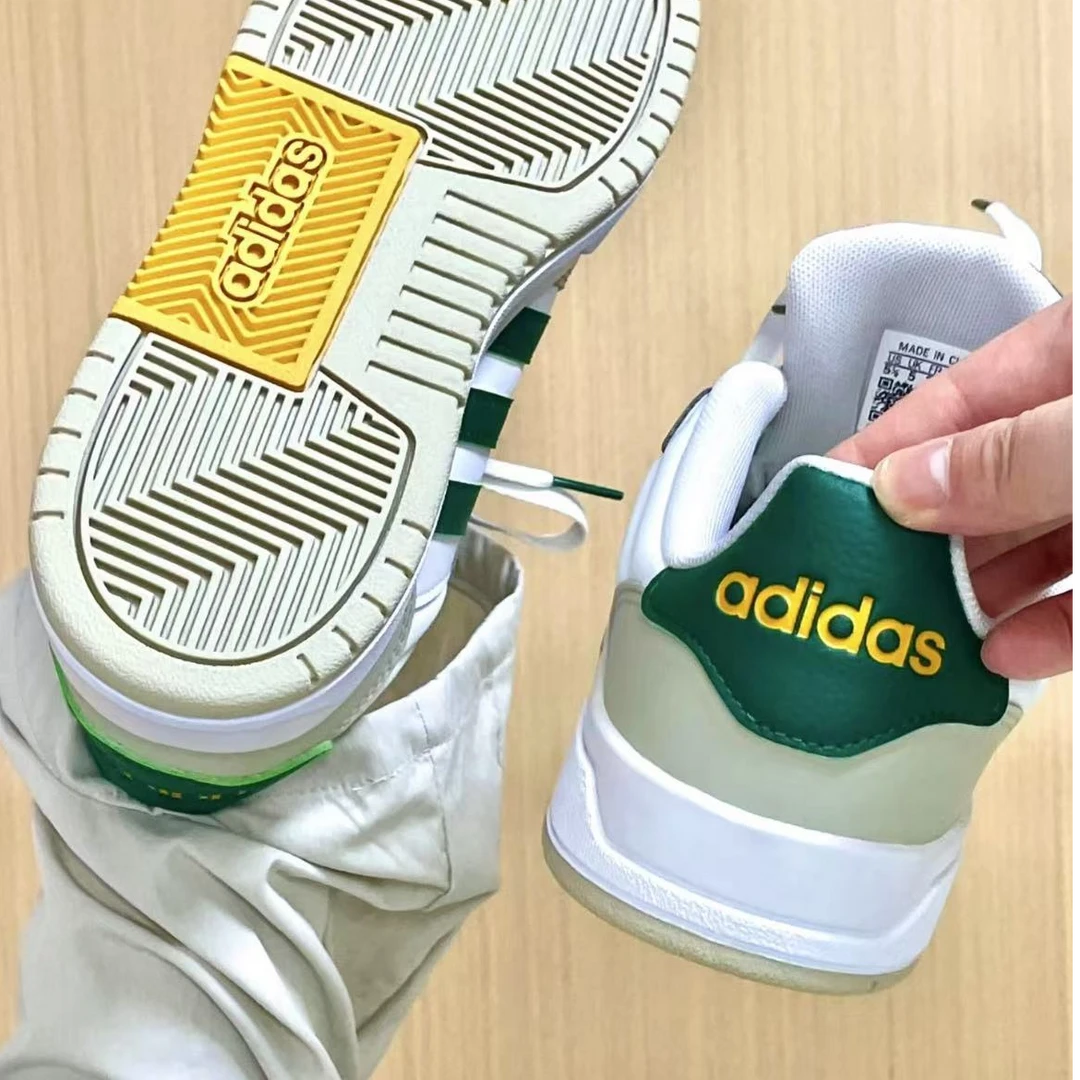 ENTRAP休闲运动板鞋少年感复古篮球鞋男女adidas阿迪达斯JR7980