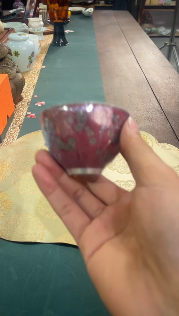 鎏银杯主人杯，工厂直播间