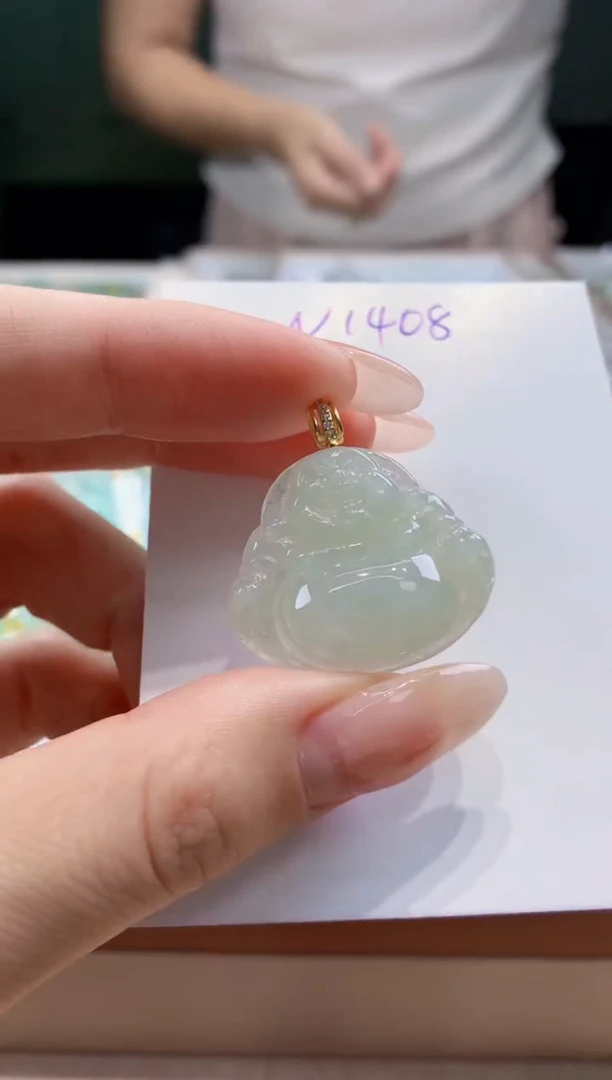 翡翠未镶嵌颈饰天然缅甸a货翡翠