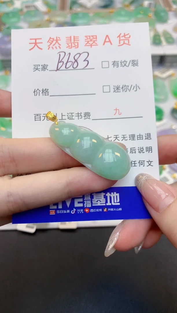 翡翠未镶嵌颈饰天然缅甸A货翡翠