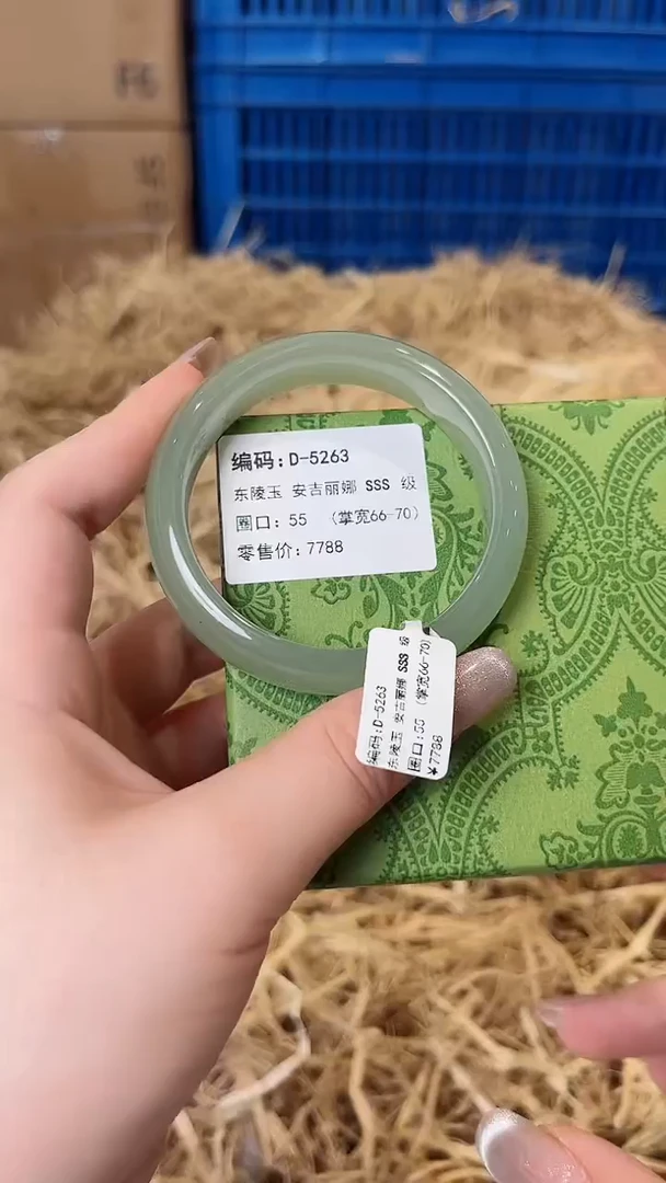未镶嵌手镯石英质玉D5263