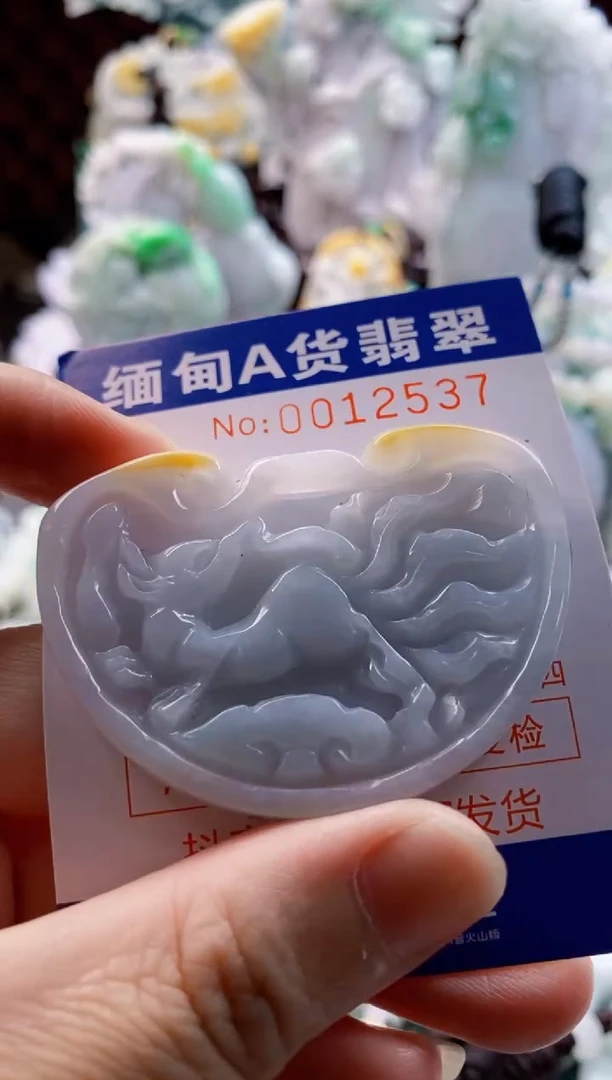 翡翠未镶嵌吊坠(不含链)1